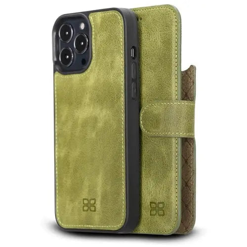 Apple iPhone 13 Series Colorful Detachable Leather Wallet Case - MW - Puck's