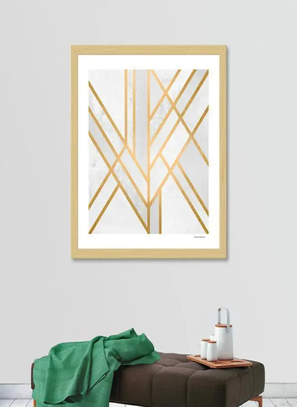 Art Deco Geometry  Frame - Puck's
