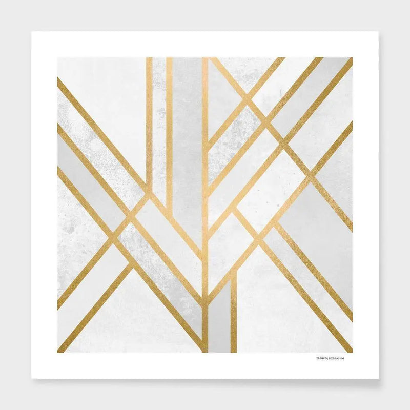Art Deco Geometry  Frame - Puck's