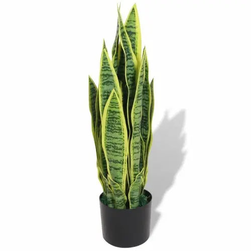 Artificial Dracaena Plant with Pot 35.4" Green - Puck's