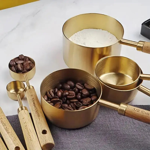 Artisanal Acacia Handle Measuring Set (User 1140198) - Puck's