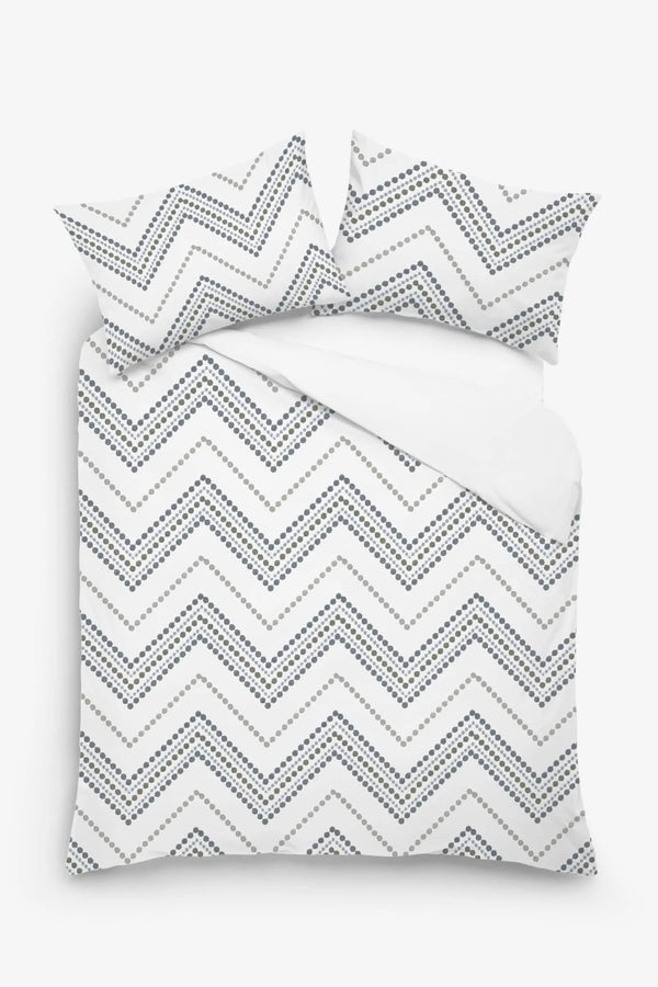 Azura - 3 Piece Crewel Embroidered Duvet Set | Linen Cotton Mix | - Puck's