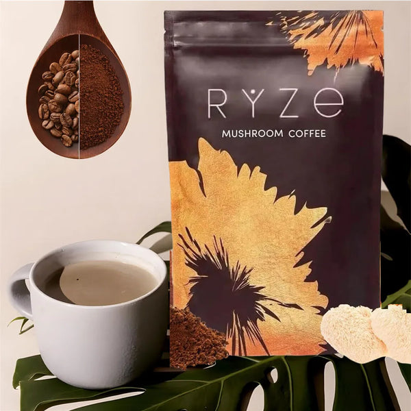 Mushroom Ground Coffee Sucrose-free Low Fat Coffee - Puck's