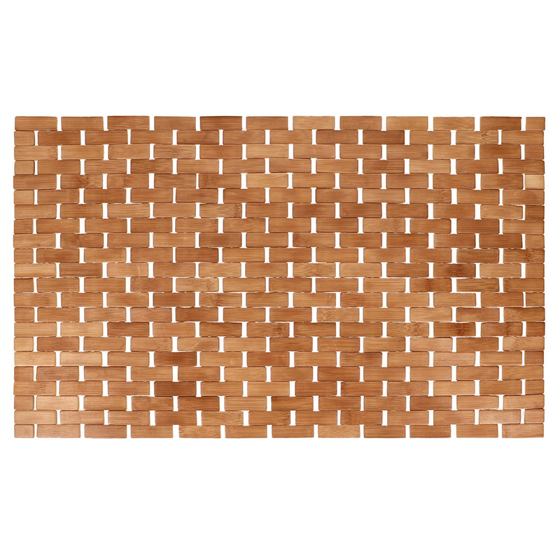 Bamboo Tile Bath Step-Out Mat, 18"X30" - Puck's