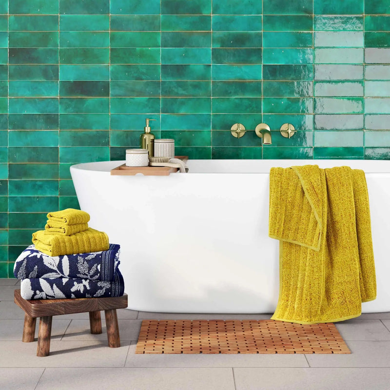 Bamboo Tile Bath Step-Out Mat, 18"X30" - Puck's