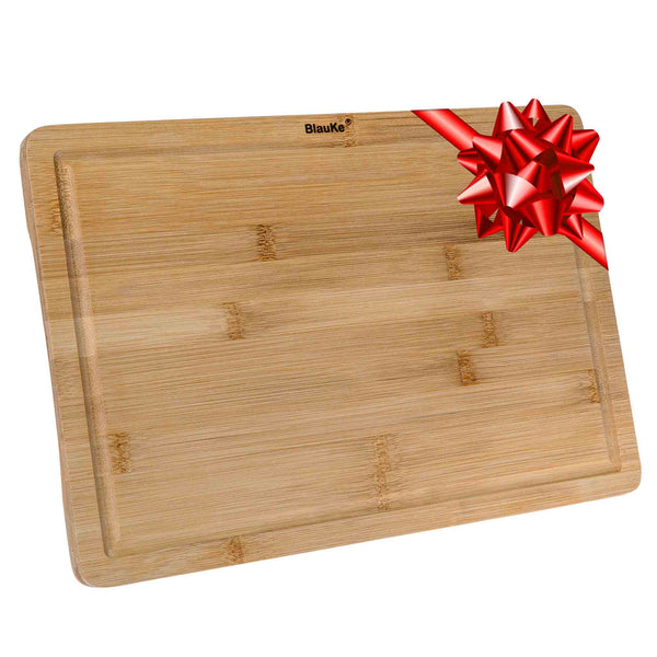 Wood Cutting Board for Kitchen 15x10 inch - Wooden Serving Tray - Puck's