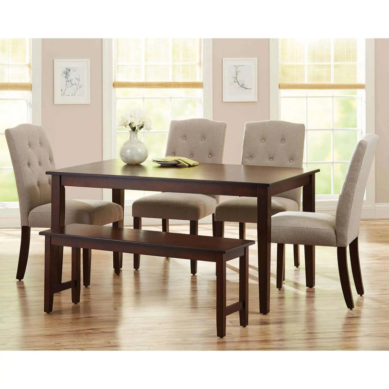 Bankston Dining Table, Mocha - Puck's