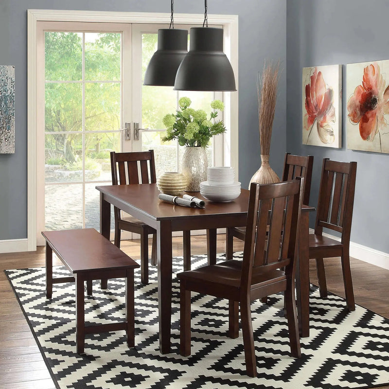 Bankston Dining Table, Mocha - Puck's