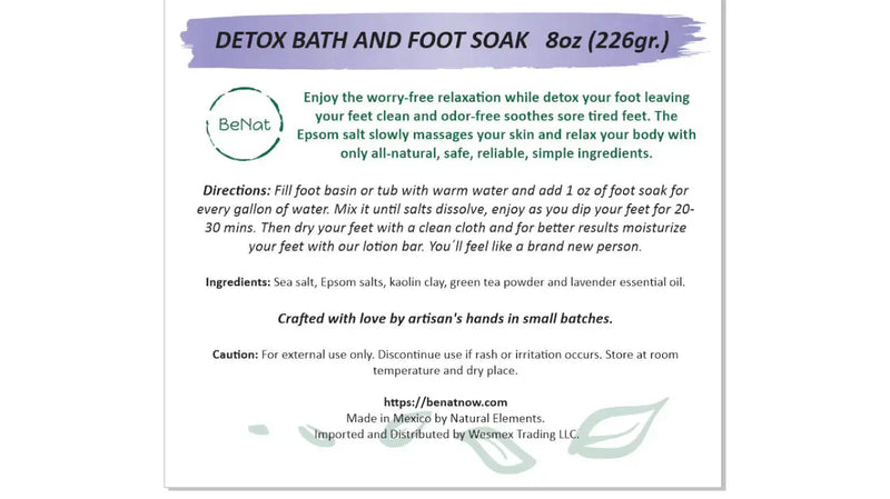 Bath and Foot Soak - Puck's