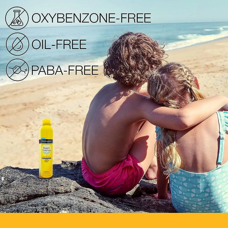 Beach Defense SPF 60+ Sun Care Sunscreen Spray - 8.5 Ounce - Puck's