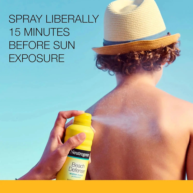 Beach Defense SPF 60+ Sun Care Sunscreen Spray - 8.5 Ounce - Puck's