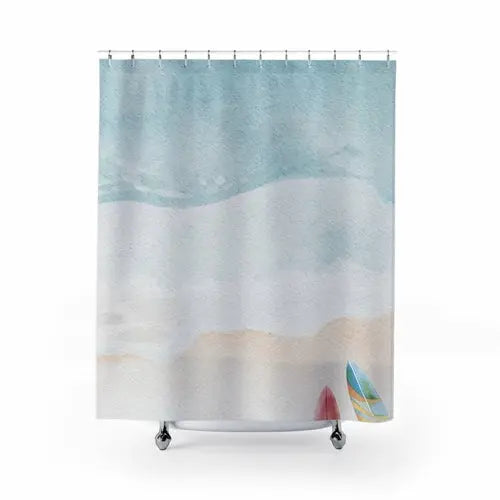 Beach & Surf Boards Shower Curtain - Puck's