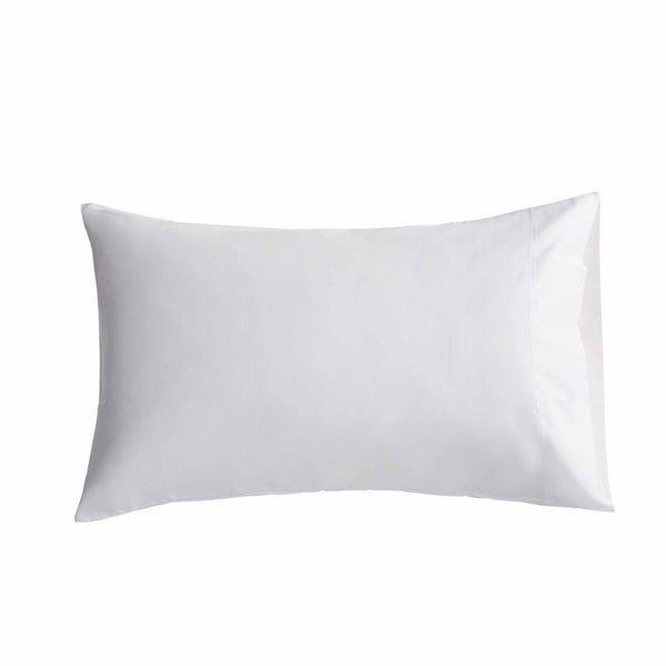 300 Thread Count White Cotton Sateen Pillowcases, Queen, 2 - Puck's