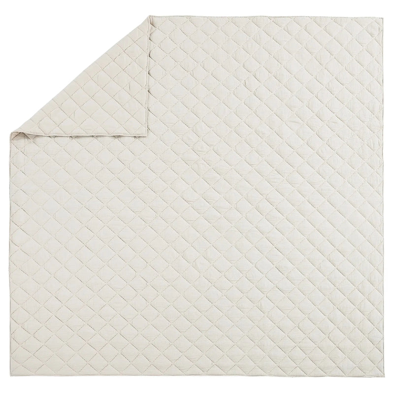 Better Homes & Garden Diamond Gauze Sham, Beige, King, 2 Count - Puck's