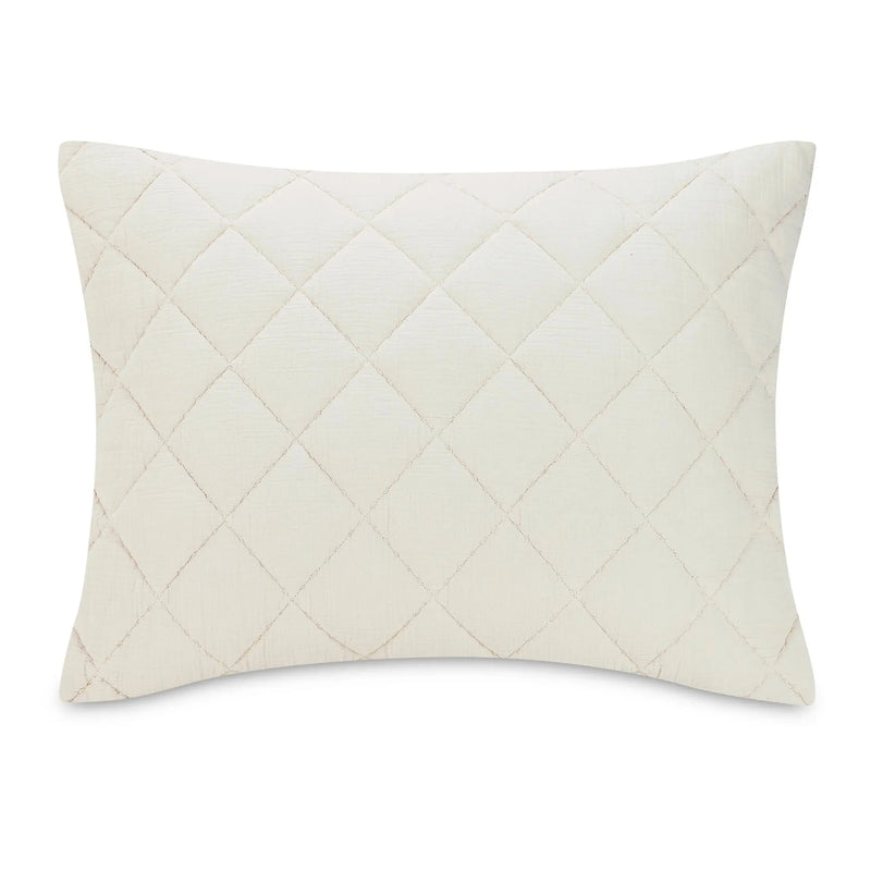 Better Homes & Garden Diamond Gauze Sham, Beige, King, 2 Count - Puck's