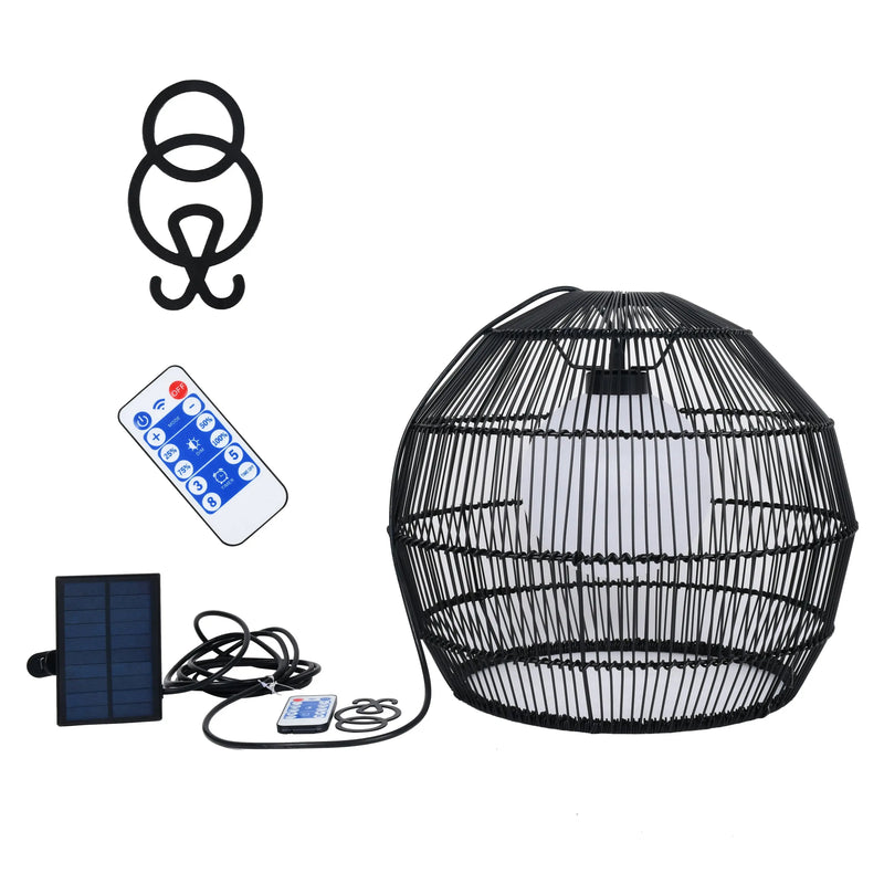 Better Homes and Gardens 16'' 13 Lights Black PE Woven Pendant - Puck's