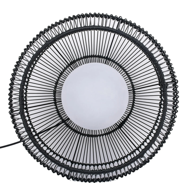 Better Homes and Gardens 16'' 13 Lights Black PE Woven Pendant - Puck's