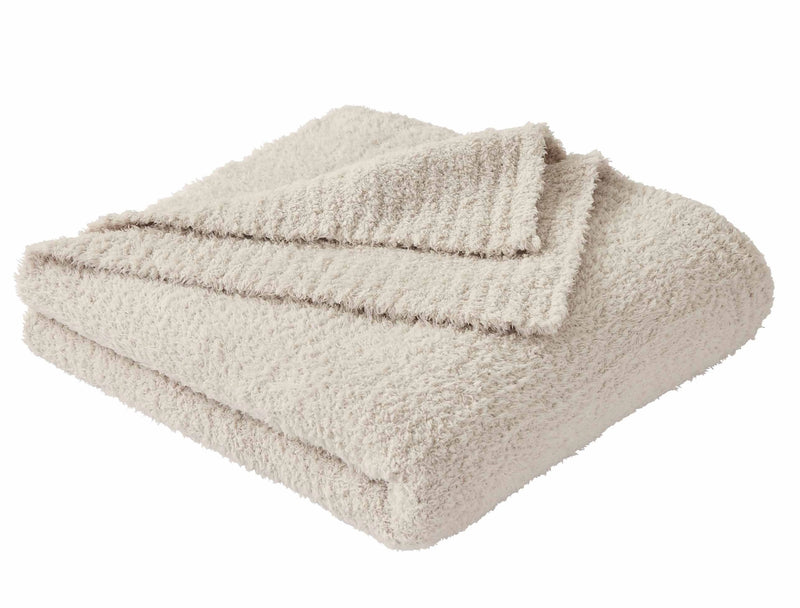Better Homes and Gardens Beige Cozy Knit Throw, 50" X 72" - Puck's