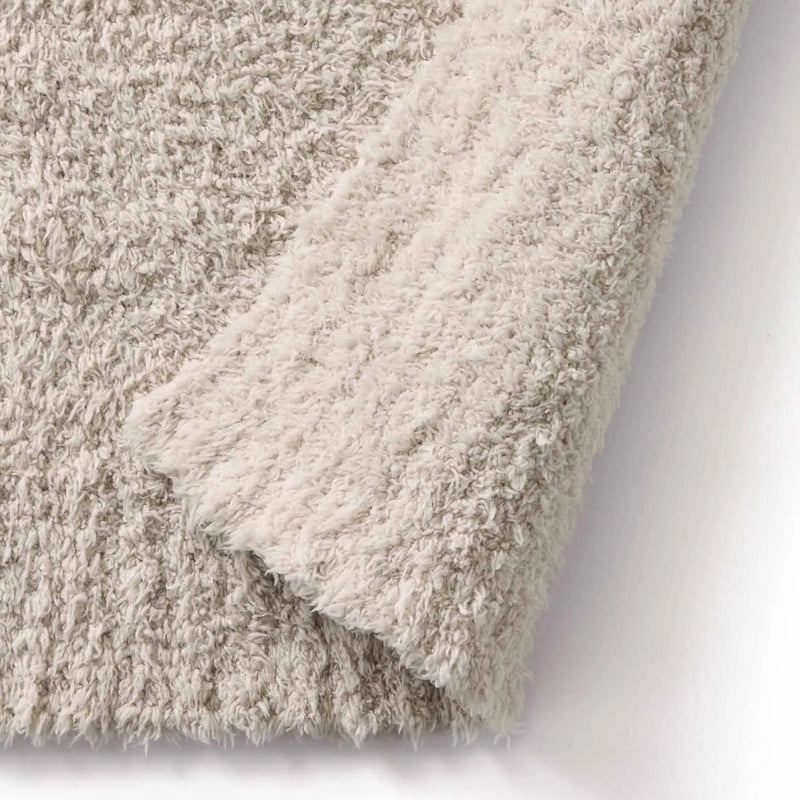 Better Homes and Gardens Beige Cozy Knit Throw, 50" X 72" - Puck's