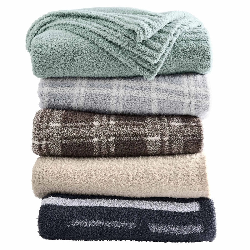 Better Homes and Gardens Beige Cozy Knit Throw, 50" X 72" - Puck's