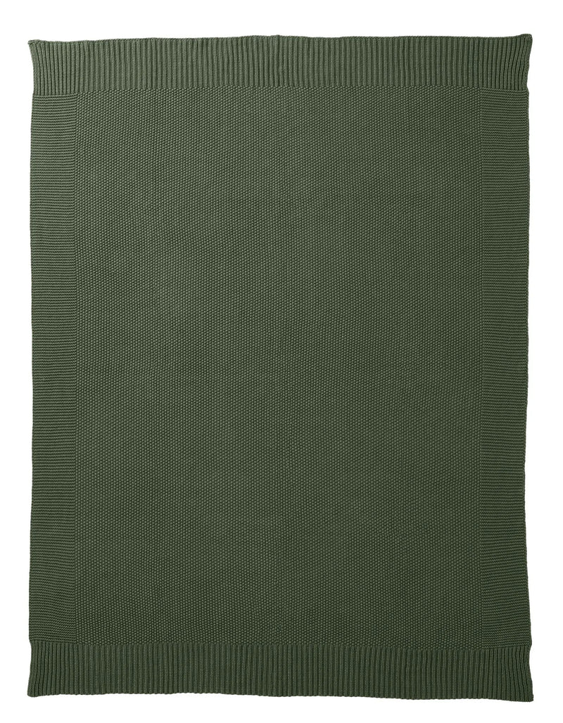 Better Homes and Gardens, Chunky Knit Deep Green Throw, Cotton-Blend, 50"X60", 2.3 LB, All Ages - Puck's
