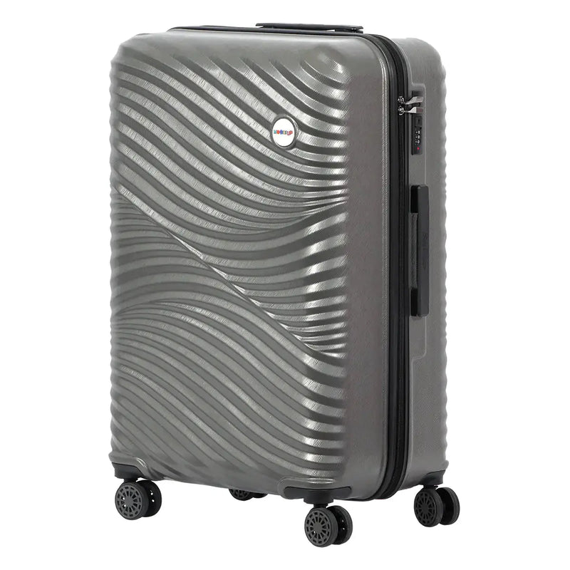 Biggdesign Moods Up Hard Luggage Sets With Spinner Wheels, Antracite, 3 Pcs. - Puck's