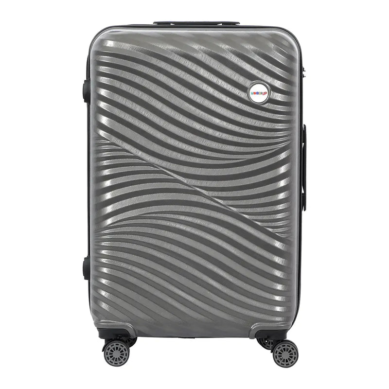 Biggdesign Moods Up Hard Luggage Sets With Spinner Wheels, Antracite, 3 Pcs. - Puck's