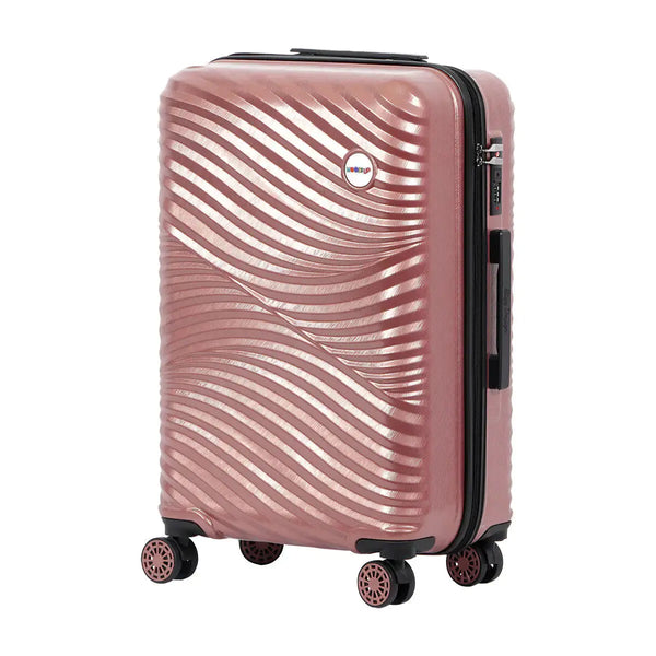 Biggdesign Moods Up Hard Luggage Sets With Spinner Wheels, Rosegold, 3 Pcs. - Puck's