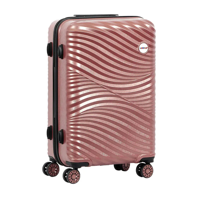 Biggdesign Moods Up Hard Bagage Set Met Spinner Wielen, Rosegold, 3 Stuks. - Puck's