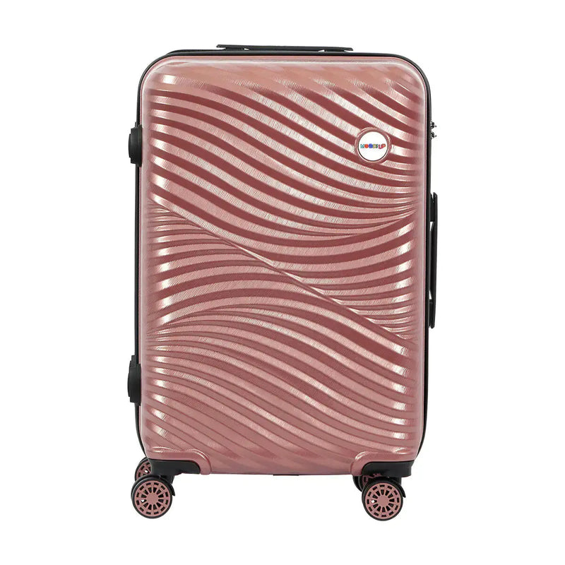 Biggdesign Moods Up Hard Bagage Set Met Spinner Wielen, Rosegold, 3 Stuks. - Puck's