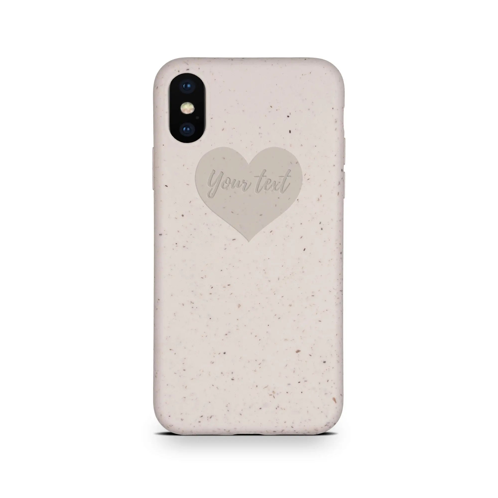 Biodegradable Personalized Phone Case - Natural White - Puck's
