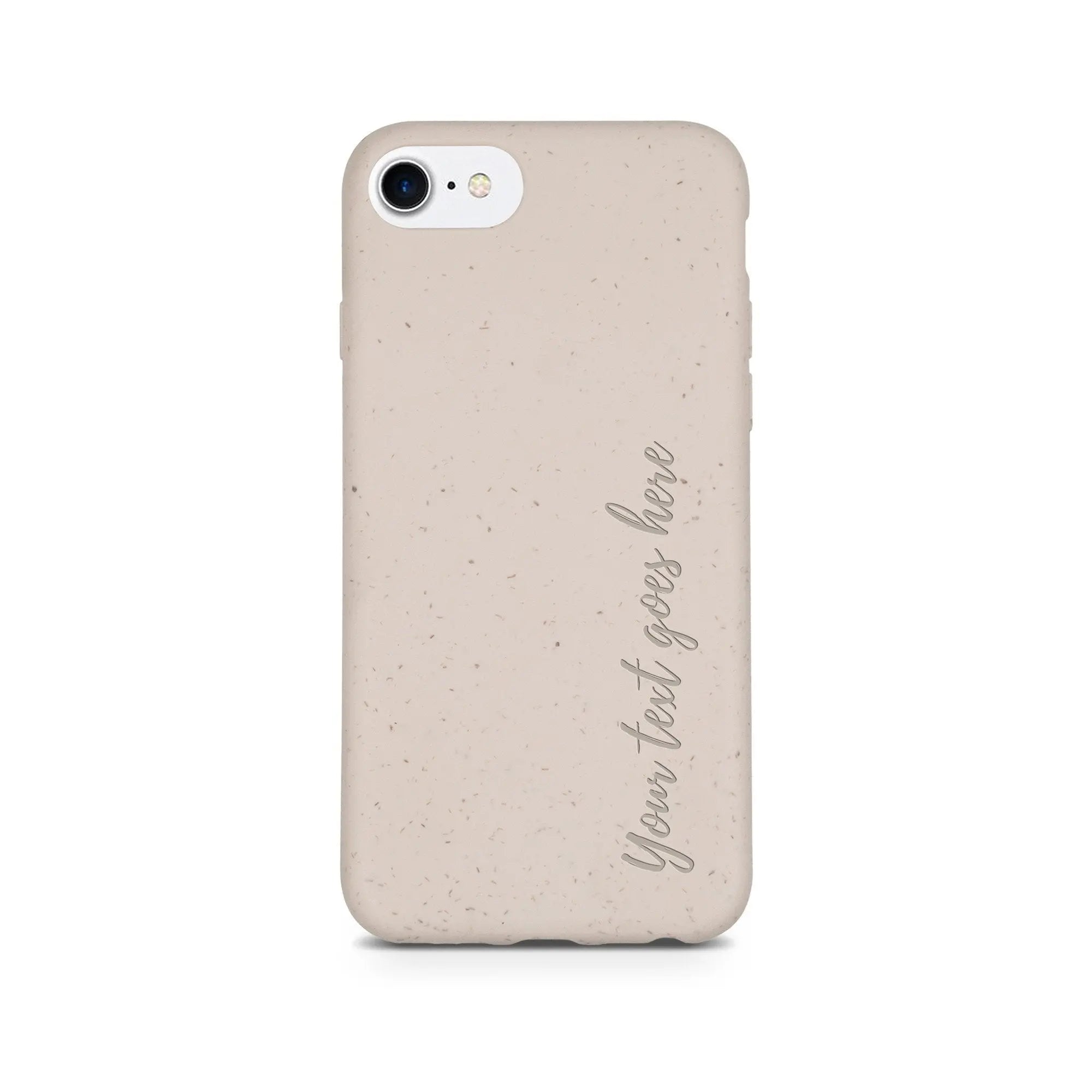 Biodegradable Personalized Phone Case - Natural White - Puck's