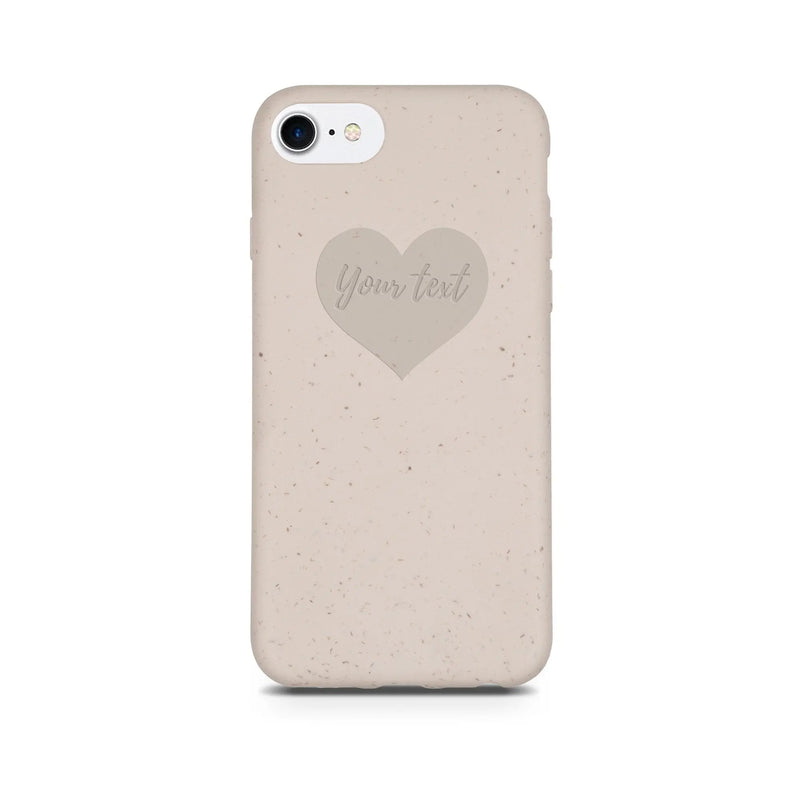 Biodegradable Personalized Phone Case - Natural White - Puck's