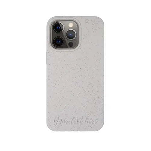 Biodegradable Personalized Phone Case - Natural White - Puck's