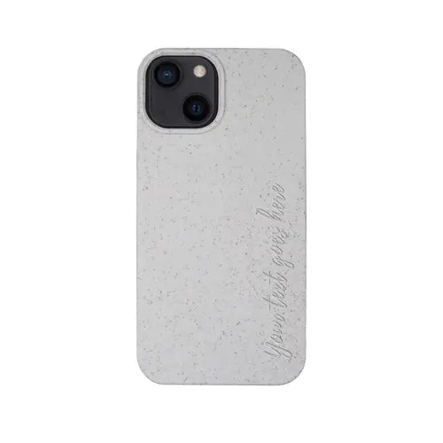 Biodegradable Personalized Phone Case - Natural White - Puck's