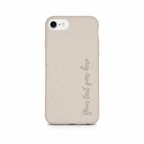 Biodegradable Personalized Phone Case - Natural White - Puck's
