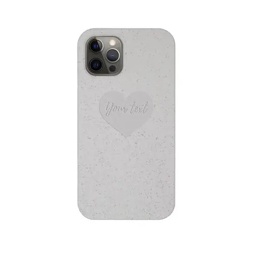 Biodegradable Personalized Phone Case - Natural White - Puck's