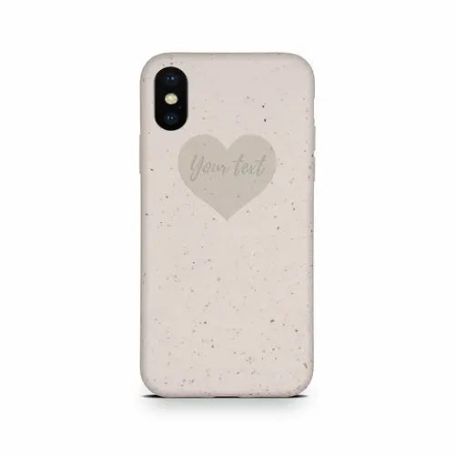 Biodegradable Personalized Phone Case - Natural White - Puck's