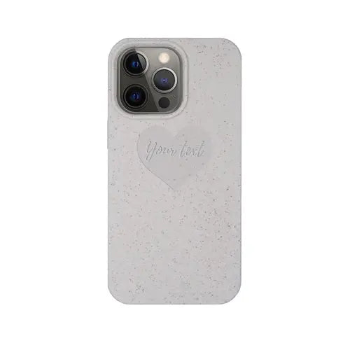 Biodegradable Personalized Phone Case - Natural White - Puck's