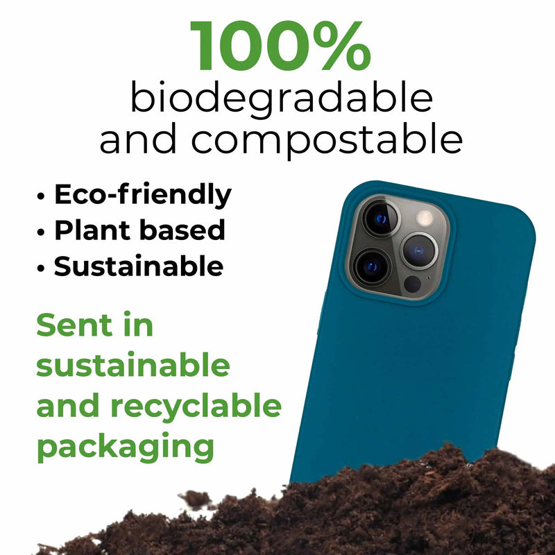 Biodegradable phone case - Deep Sea Blue - Puck's