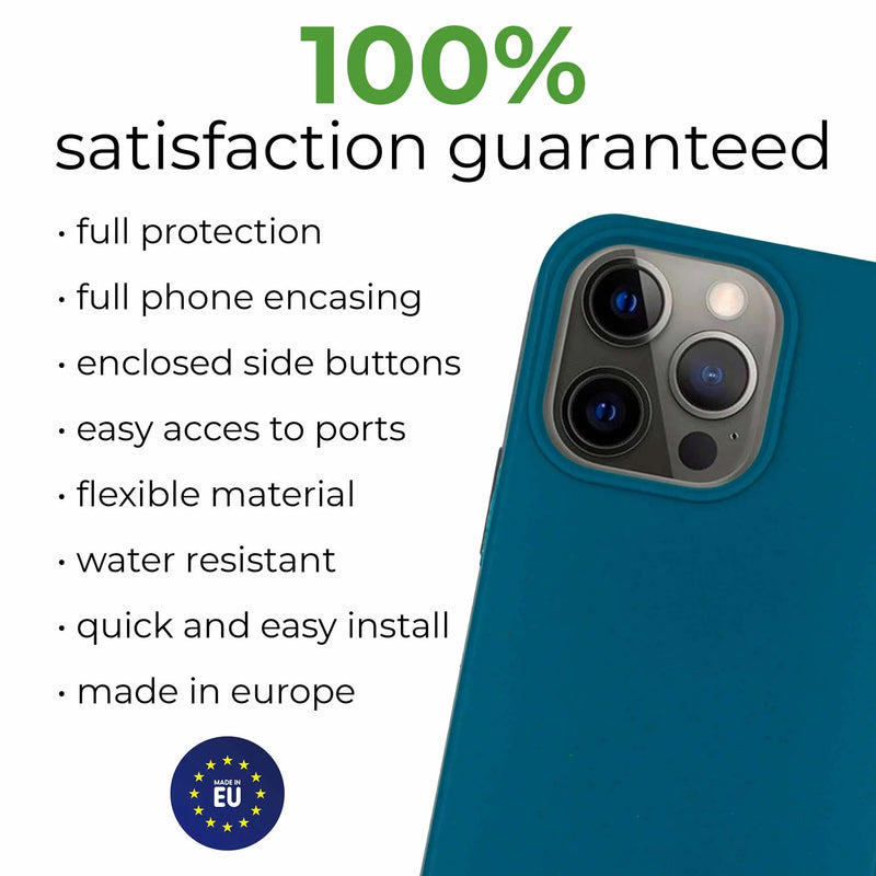 Biodegradable phone case - Deep Sea Blue - Puck's