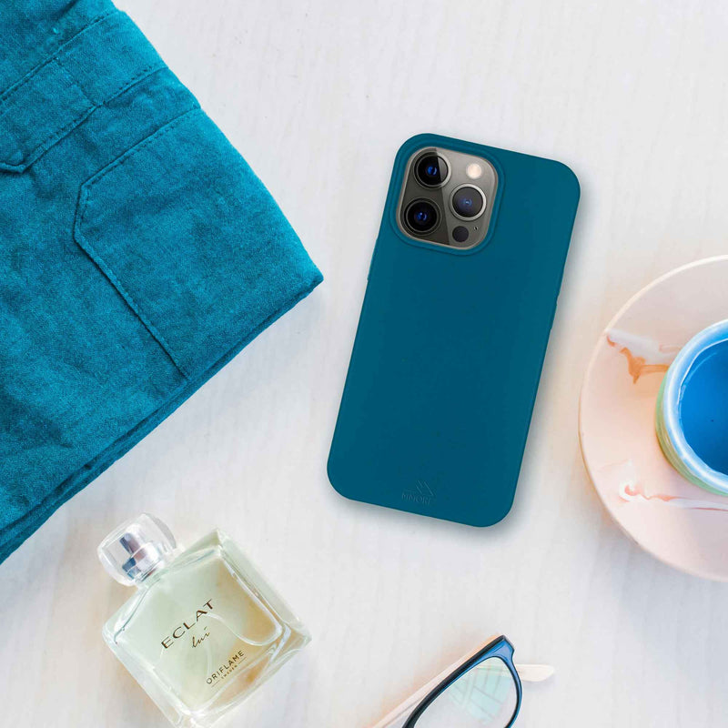 Biodegradable phone case - Deep Sea Blue - Puck's