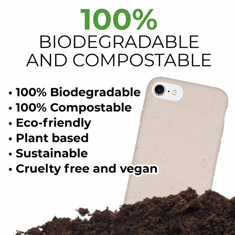 Biodegradable phone case - Natural White - Puck's