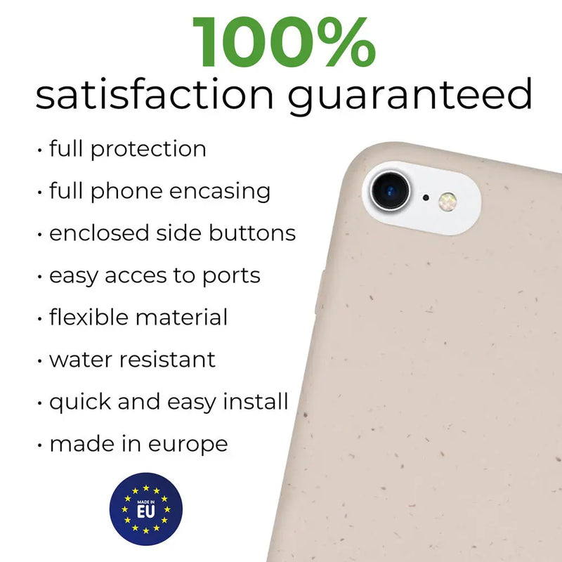 Biodegradable phone case - Natural White - Puck's