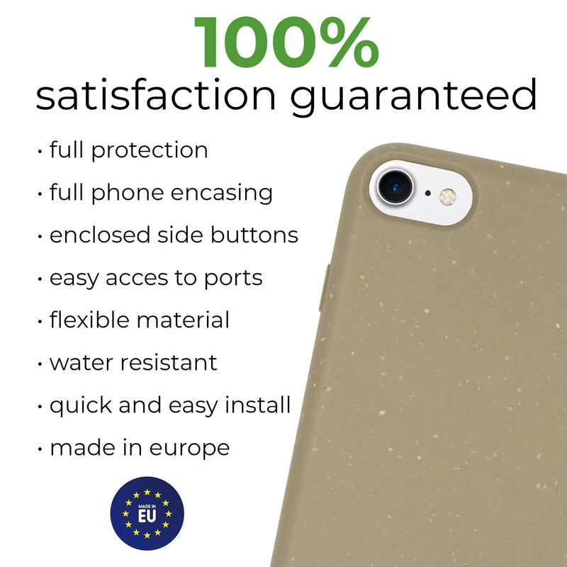 Biodegradable phone case - Olive green - Puck's
