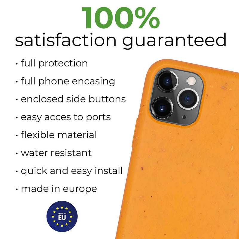 Biodegradable phone case - Orange - Puck's