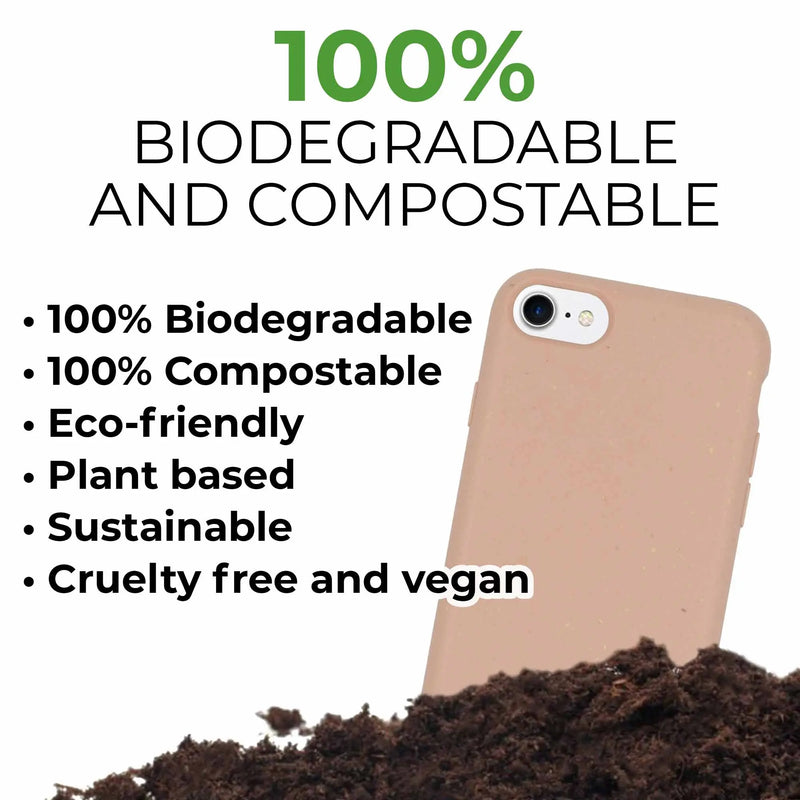 Biodegradable phone case - Pink - Puck's