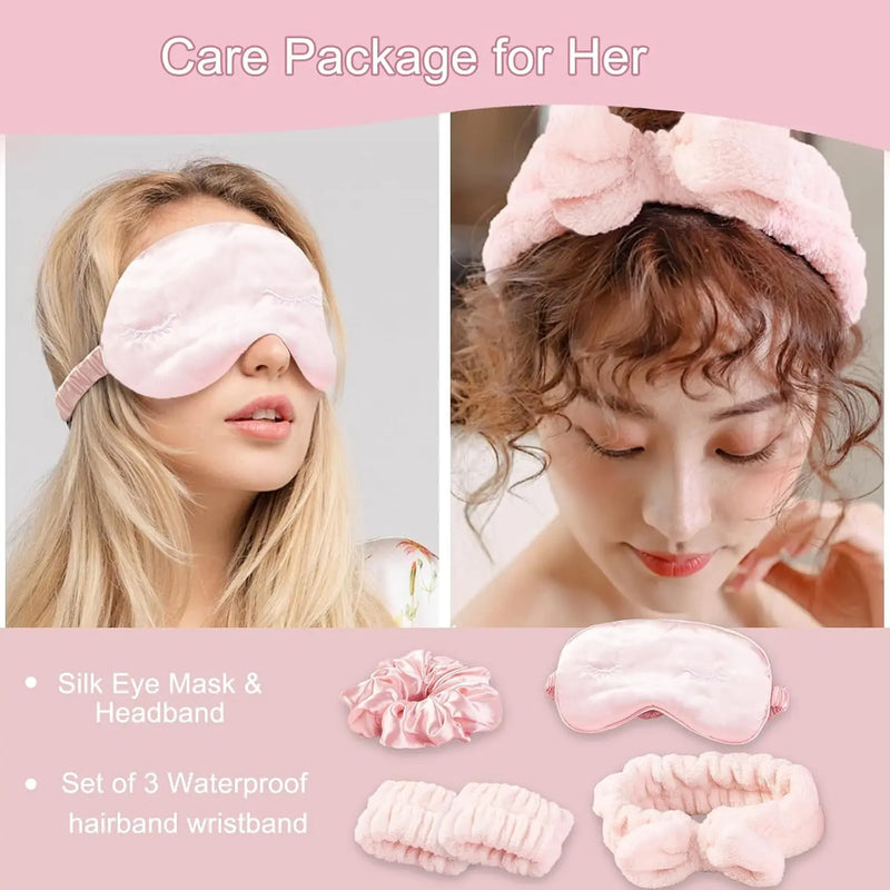 Birthday Gifts for Women, Get Well Soon Gifts for Women, Self Care Gifts for Women,10 Pcs Spa Gifts Basket with Luxury Flannel Blanket and Tumbler, Unique Valentine'S Day Gifts Idea for Women - Puck's