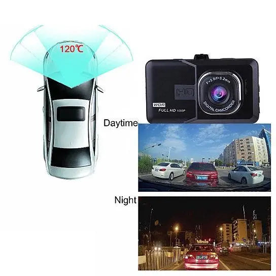 Black Box Dash Cam 1080P G-Sensor Looping Car Camera - Puck's