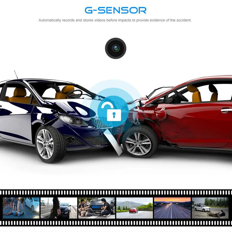 Black Box Dash Cam 1080P G-Sensor Looping Car Camera - Puck's